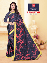 Turkey Crepe Padmavati Saree