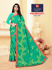 Turkey Crepe Padmavati Saree