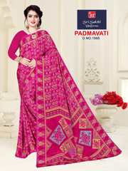 Turkey Crepe Padmavati Saree
