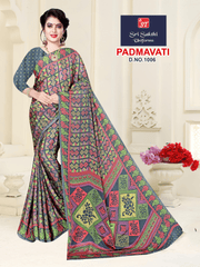 Turkey Crepe Padmavati Saree