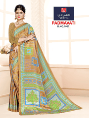Turkey Crepe Padmavati Saree