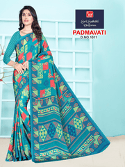 Turkey Crepe Padmavati Saree