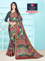 Turkey Crepe Padmavati Saree