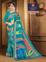 Turkey Crepe Padmavati Saree