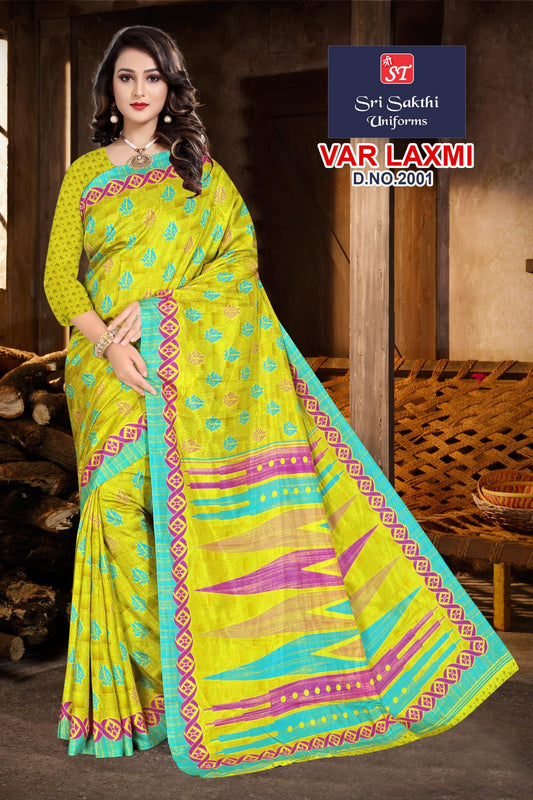 Saree Crackle SIlk Varlaxmi