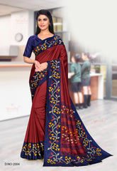 Polished Italian SIlk Uniform Saree