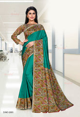 Polished Italian SIlk Uniform Saree