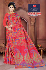 Saree Crackle SIlk Varlaxmi