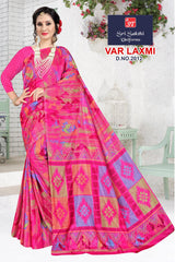 Saree Crackle SIlk Varlaxmi