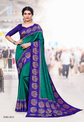 Polished Italian SIlk Uniform Saree