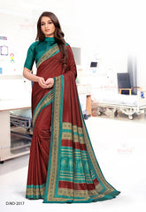 Polished Italian SIlk Uniform Saree