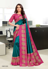 Polished Italian SIlk Uniform Saree