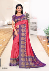 Polished Italian SIlk Uniform Saree