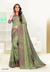 Polished Italian SIlk Uniform Saree