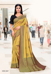 Polished Italian SIlk Uniform Saree