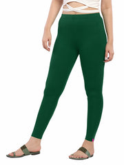 Ankle Leggings - Bottle Green