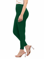 Ankle Leggings - Bottle Green