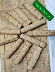 Tissue Daman Blouse 1 Mtrs Cut 12 Pcs Pack