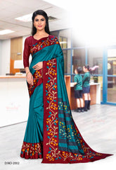 Polished Italian SIlk Uniform Saree