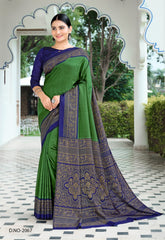 Polished Italian SIlk Uniform Saree