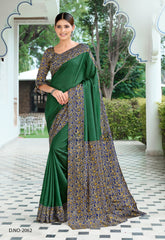 Polished Italian SIlk Uniform Saree