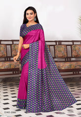 Polished Italian SIlk Uniform Saree