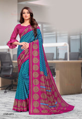 Polished Italian SIlk Uniform Saree