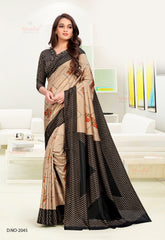 Polished Italian SIlk Uniform Saree