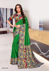 Polished Italian SIlk Uniform Saree