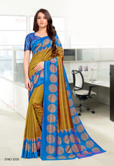Polished Italian SIlk Uniform Saree
