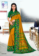 Polished Italian SIlk Uniform Saree