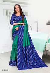Polished Italian SIlk Uniform Saree