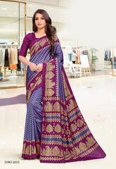 Polished Italian SIlk Uniform Saree