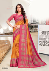 Polished Italian SIlk Uniform Saree