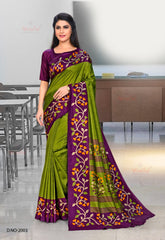 Polished Italian SIlk Uniform Saree