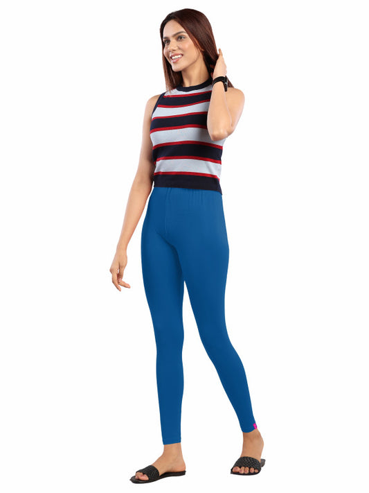 Ankle Leggings - Jeans Blue