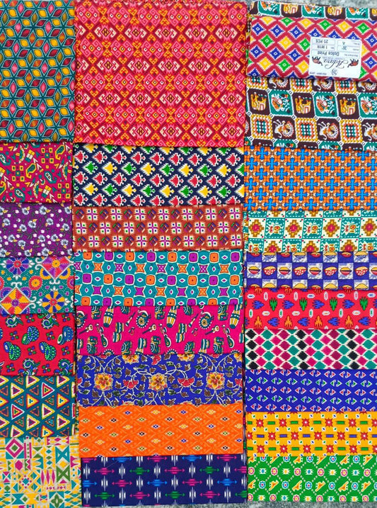 Dolce Print Kalamkari 1 Mtrs 25 Pcs Pack