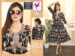 Tops Malaysia Alia Cut with Sequence Work