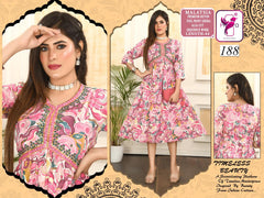 Tops Malaysia Alia Cut with Sequence Work