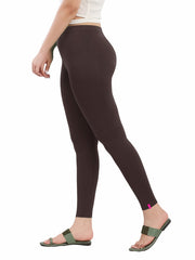 Ankle Leggings - Coffee Brown