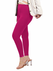 Ankle Leggings - Dark Magenta