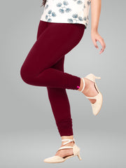 Chudidhar Leggings - French Wine