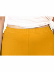 Ankle Leggings - Mango Yellow