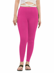 Ankle Leggings - Rani Pink