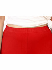 Ankle Leggings - Red