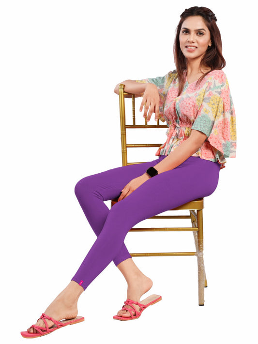 Ankle Leggings - Violet