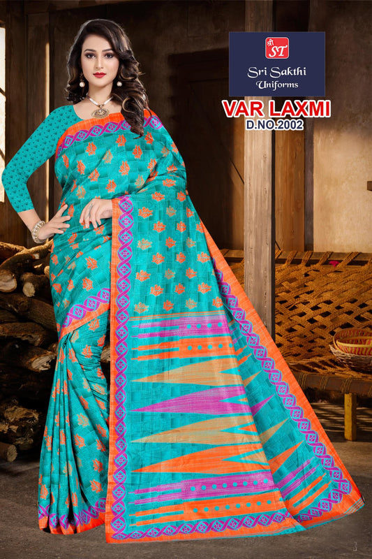 Saree Crackle SIlk Varlaxmi