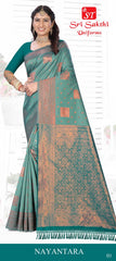 Copper Zari Border SIlk Cotton Sarees