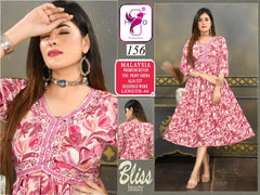 Tops Malaysia Alia Cut with Sequence Work