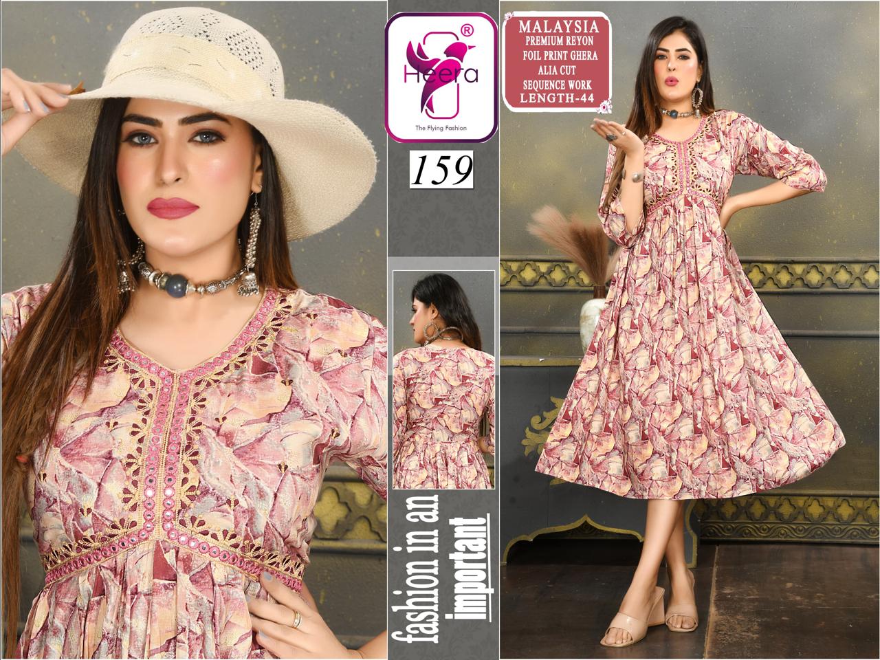 Tops Malaysia Alia Cut with Sequence Work